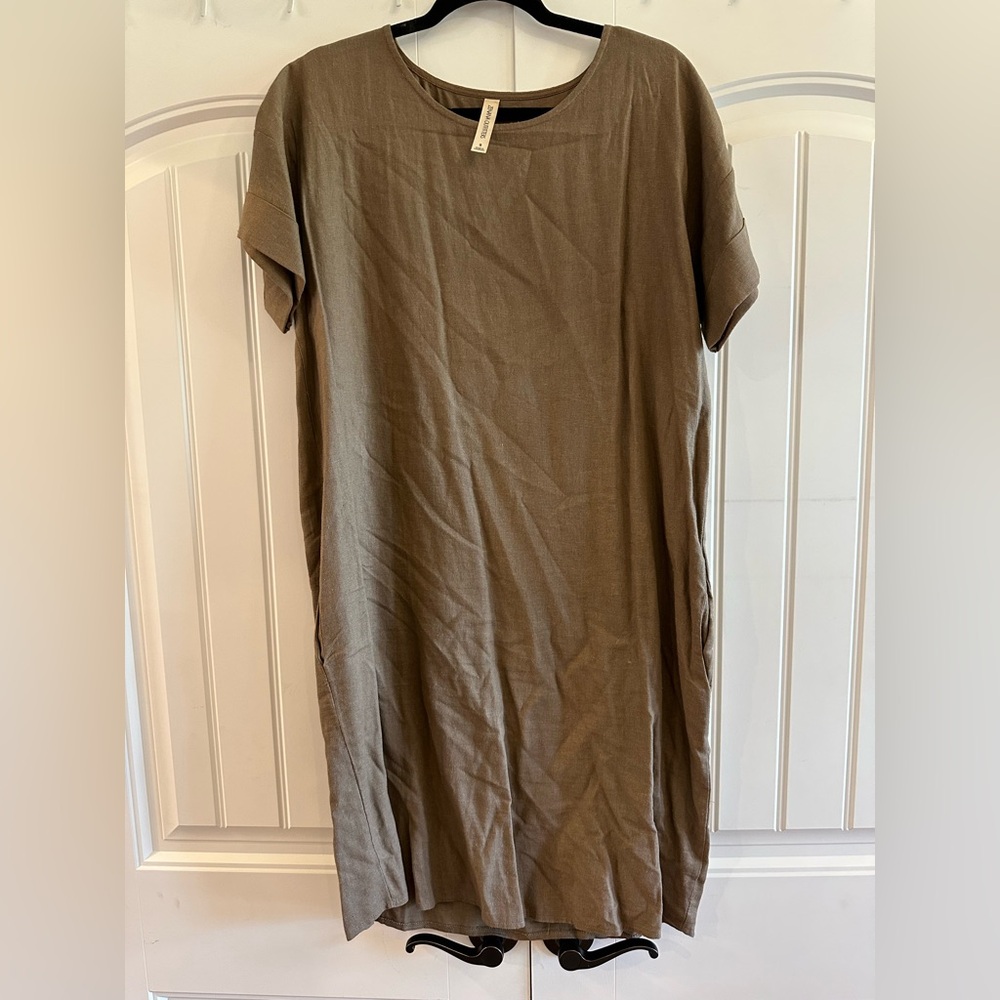 Zenana Outfitters Brown Casual Dress
